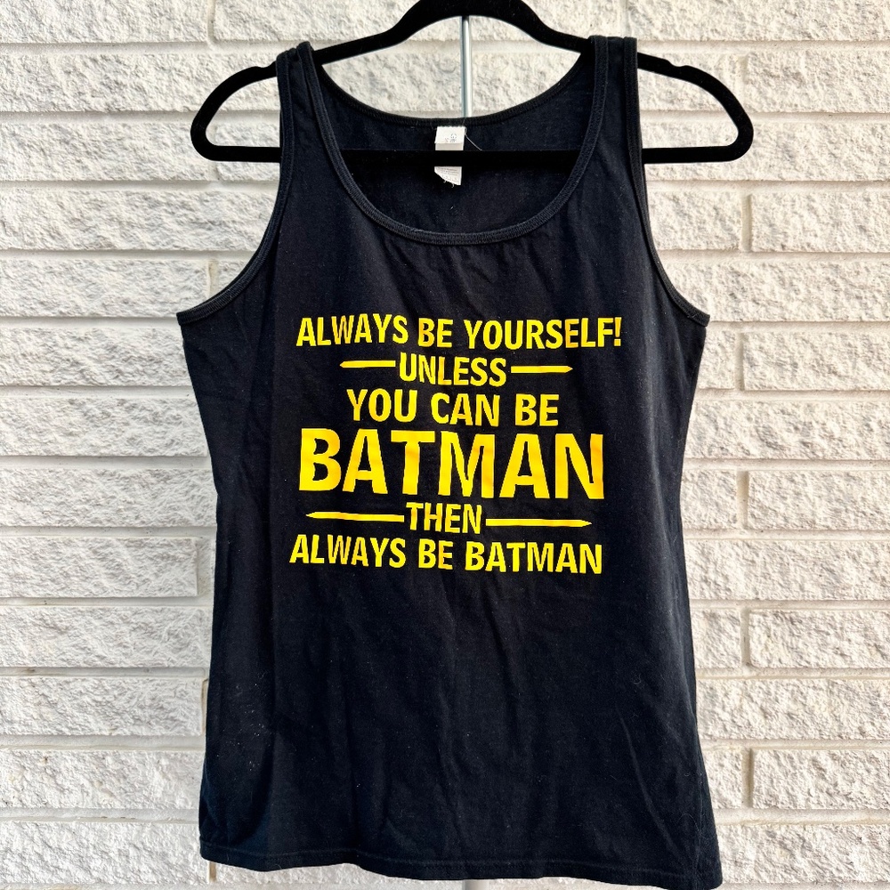 Batman Motto Women's Large Tank Top